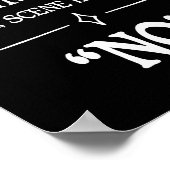 Hamlet Quote Sarcastic Funny Gift Actors Theatre  Poster (Hoek)