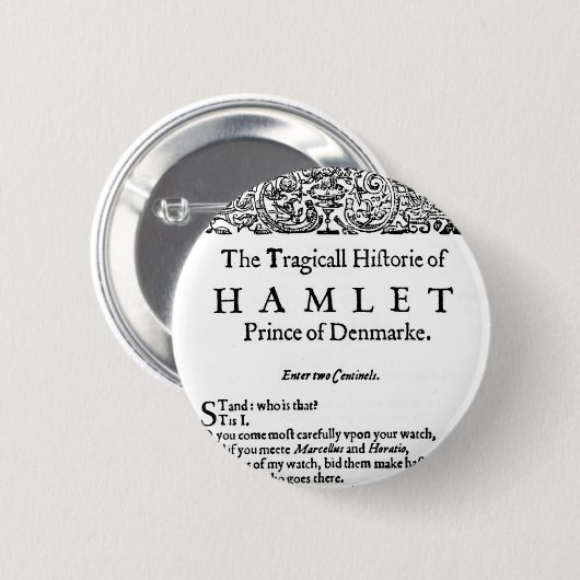Hamlet Ronde Button 5,7 Cm (Voorkant /achterkant)