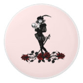 Hamlet Roze Keramische Knop (Voorkant)