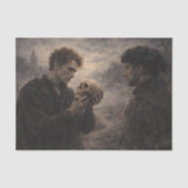 Hamlet Schedel Beschouwing Shakespeare Decoupage Tissuepapier (Voorkant)
