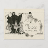 Hamlet Shakespeare Briefkaart (Voorkant)