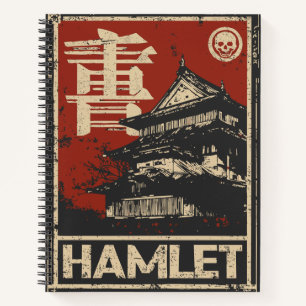 Hamlet Shakespeare Poster - Japans Ukiyo-e Notitieboek