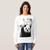 Hamlet Shakespeare Quote Panda Beer Vrouwen Trui (Voorkant volledig)