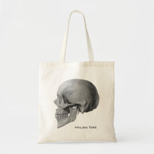 Hamlet Shakespeare schedel Yorick book tas