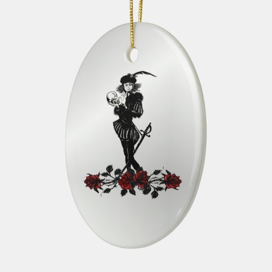 Hamlet Silver Keramisch Ornament (Links)