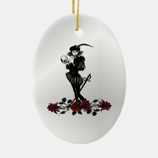 Hamlet Silver Keramisch Ornament (Achterkant)