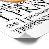 Hamlet "Spreek de toespraak ..." Poster (Hoek)