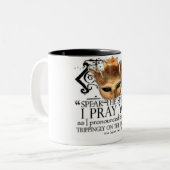 Hamlet "Spreek de toespraak ..." Tweekleurige Koffiemok (Voorkant links)