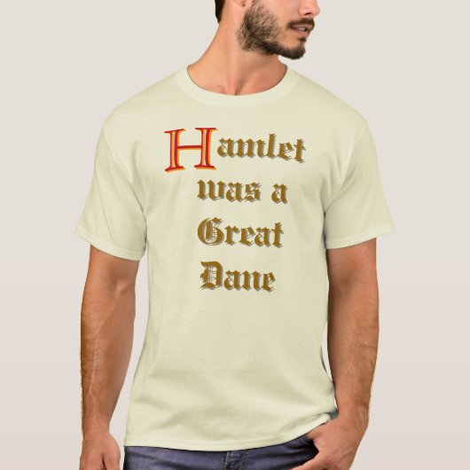 Hamlet T-shirt (Voorkant)