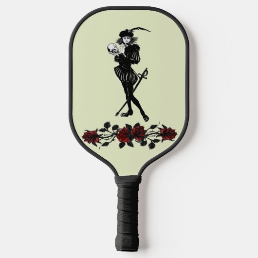 Hamlet The Bard Lime Green Pickleball Paddle (Achterkant)