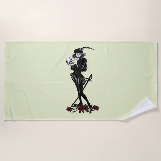 Hamlet The Bard Lime Green Strandlaken (Voorkant)