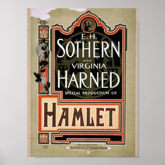 Hamlet theater poster (Voorkant)