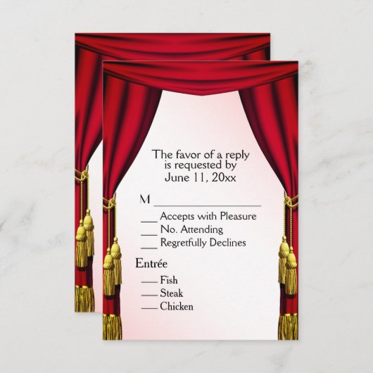 Hamlet Theater Theme RSVP (Voorkant / Achterkant)