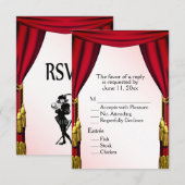 Hamlet Theater Theme RSVP Kaartje (Voorkant / Achterkant)