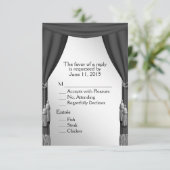 Hamlet Theater Theme RSVP Kaartje (Staand voorkant)