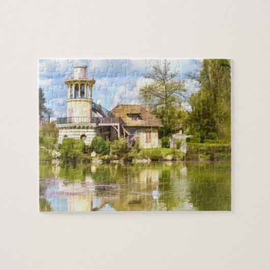 Hamlet van koningin, Versailles, Frankrijk, Puzzle Legpuzzel (Horizontaal)