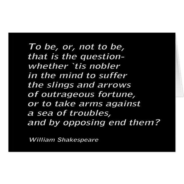 `Hamlet` van William Shakespeare (Voorkant Horizontaal)