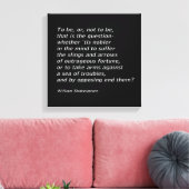 `Hamlet` van William Shakespeare Canvas Afdruk (Insitu (Woonkamer))