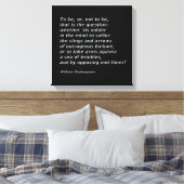 `Hamlet` van William Shakespeare Canvas Afdruk (Insitu (Slaapkamer))