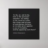 `Hamlet` van William Shakespeare Canvas Afdruk (Voorkant)