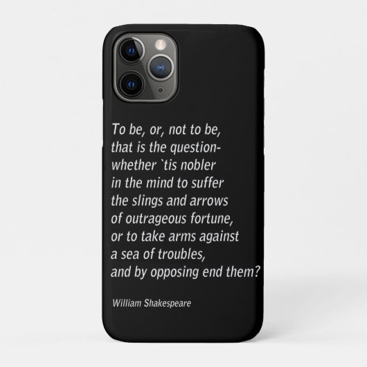 Hamlet van William Shakespeare Case-Mate iPhone Case (Achterkant)