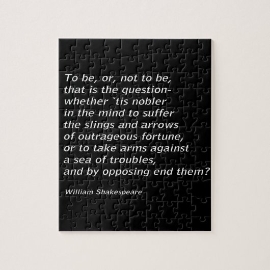`Hamlet` van William Shakespeare Legpuzzel (Verticaal)