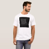 `Hamlet` van William Shakespeare T-shirt (Voorkant volledig)
