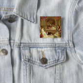 Hamlet Vierkante Button 5,1 Cm (In situ)