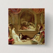 Hamlet Vierkante Button 5,1 Cm (Voorkant)