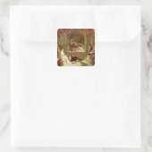 Hamlet Vierkante Sticker (Tas)