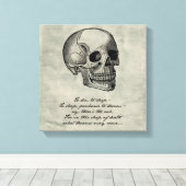 Hamlet - William Shakespeare Canvas Afdruk (Insitu (Houten vloer))