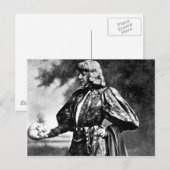 hamlet william shakespeare sarah baird 1899 skull briefkaart (Voorkant / Achterkant)