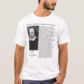 Hamlet: William Shakespeare T-shirt (Voorkant)