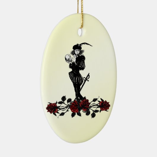 Hamlet Yellow Keramisch Ornament (Rechts)