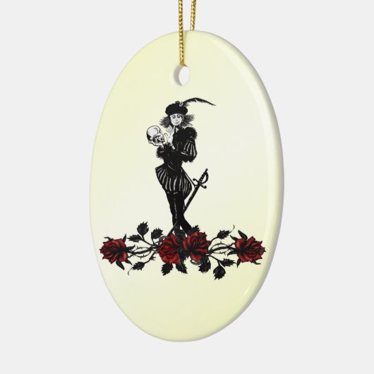 Hamlet Yellow Keramisch Ornament (Links)