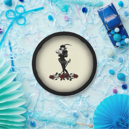 Hamlet Yellow Papieren Bordje (Feest)