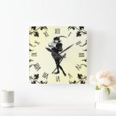 Hamlet Yellow Vierkante Klok (Huis)