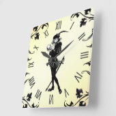 Hamlet Yellow Vierkante Klok (Hoek)