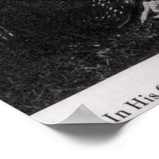 Hamlin Garland in zijn Cheyenne Teepee Roking Poster (Hoek)