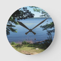Hamlin Lake Acrylic Wall klok