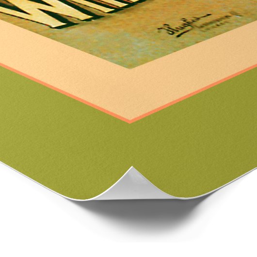 Hamlin's Wizard Oil ~  Adverteren Poster (Hoek)