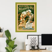 Hamlin's Wizard Oil ~  Adverteren Poster (Thuiskantoor)