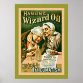 Hamlin's Wizard Oil ~  Adverteren Poster (Voorkant)
