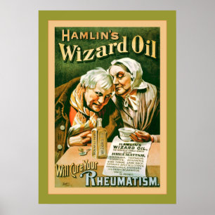 Hamlin's Wizard Oil ~  Adverteren Poster