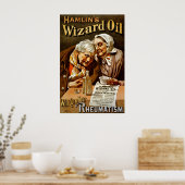 Hamlin's Wizard olie zal je reumatisme genezen Poster (Keuken)