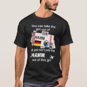 Hamm Boarding Pass - Hamm Girl - Hamm T-shirt (Voorkant)
