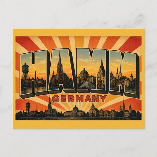 Hamm Duitsland Pauluskirche Briefkaart (Voorkant)