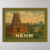 Hamm Duitsland Stad Kunst Poster (Voorkant)