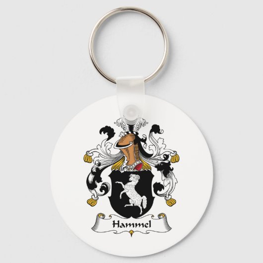Hammel Family Crest Sleutelhanger (Voorkant)