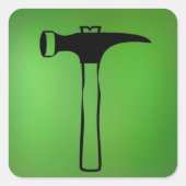 Hammer AH2010 Vierkante Sticker (Voorkant)